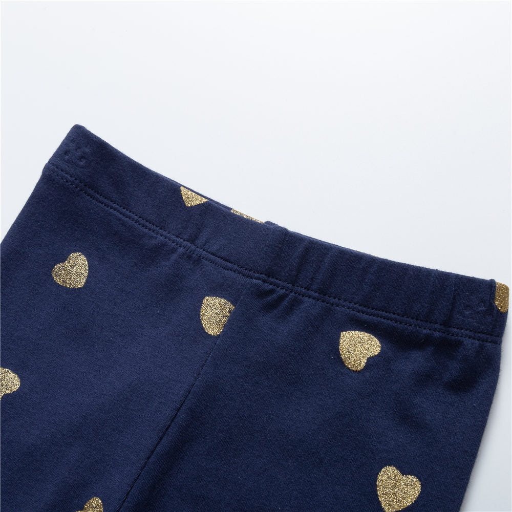 Knitted Girls Leggings Leggings, Stretch Cotton Children's Leggings