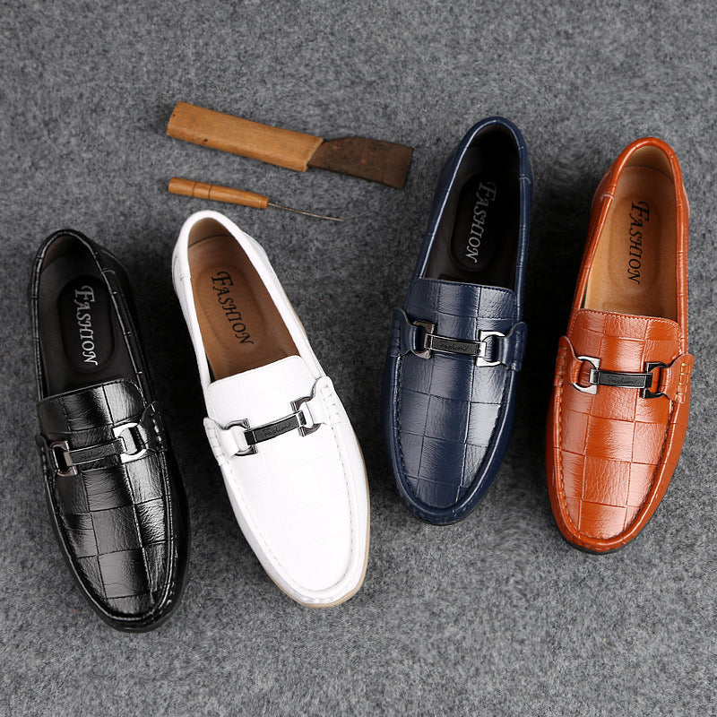 Newest Men Shoes Leather Genuine Casual Loafers Men